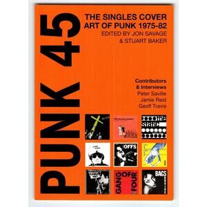 Punk 45 Rock Music Book Promo Postcard The Singles Cover Art Of Punk 1975-1982